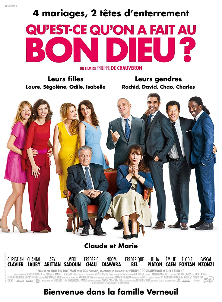 Francuskie komedie idealne na wieczór filmZa jakie grzechy dobry Boże Qu'est-ce qu'on a fait au Bon Dieu 2014 angellovesdreams