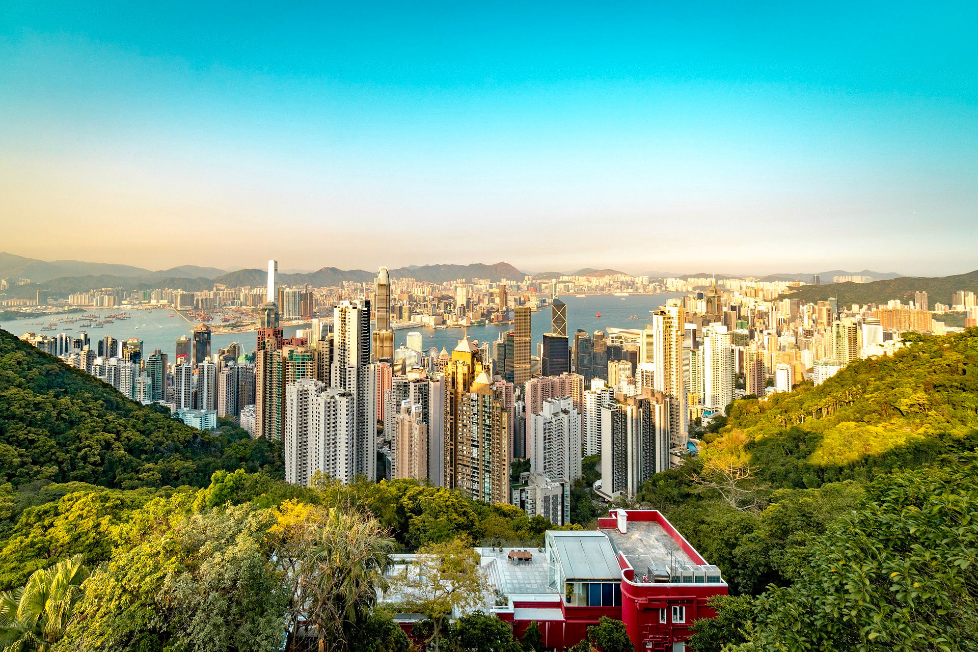 Hong Kong wielkie miasta wycieczka podróż panorama skyline angellovedreams